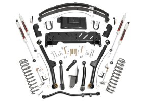 Jeep Cherokee Suspension Lift Kit - Rough Country - 4.5 Inch Lift Kit | Long Arm | RR Leafs | NP242 | M1 - '84-'01 Jeep Cherokee Suspension Lift Kit - Rough Country - 4.5 Inch Lift Kit | Long Arm | RR Leafs | NP242 | M1 - '84-'01